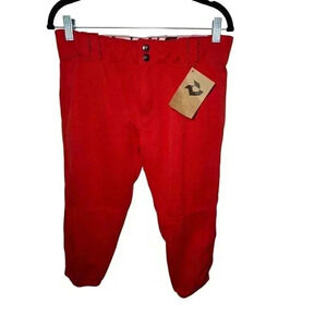Demarini Apparel Girls Size Large Red Softball Pants WTD4040CHGL New with Tags